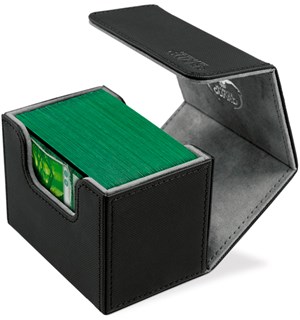 CardBox SideWinder Lær 80+ Sort Ultimate Guard XenoSkin 